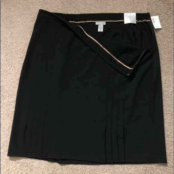 Catherines Skirt Sz 2X New with Tags  Pleated Classic Elastic Waist - Picture 10 of 14